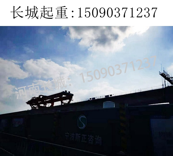 寧波架橋機施工現場 寧波架橋機施工現場